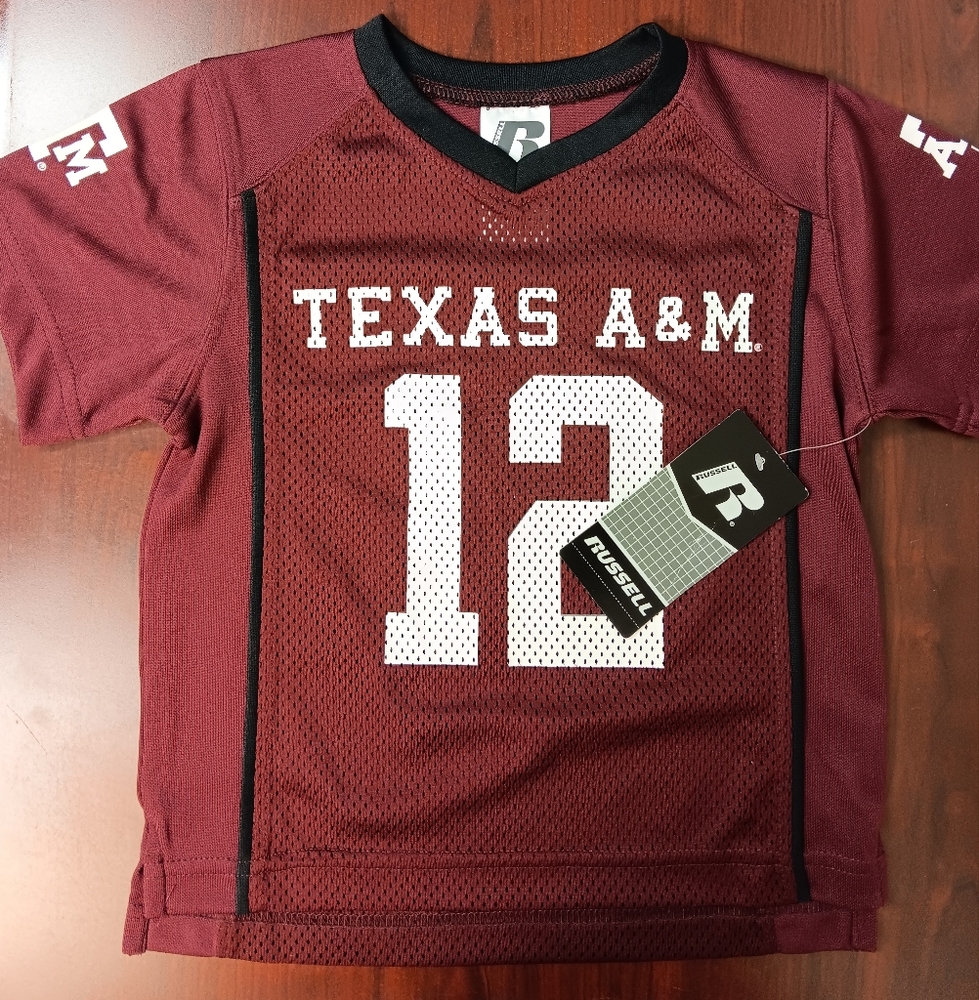 KIDS RUSSELL TEXAS A&M JERSEY 3T